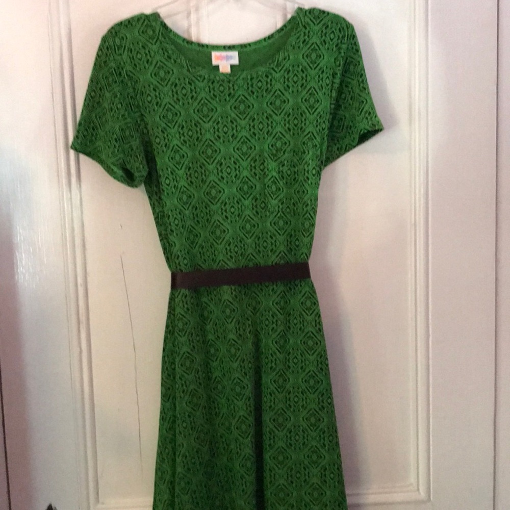 Lularoe green dress - Picture 1 of 4